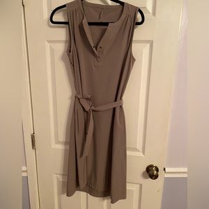 Royal robbins spotless traveler tank dress- tan, M
